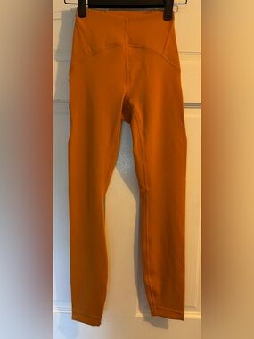 Lululemon InStill High-Rise Tight 25" Autumn Orange size 0